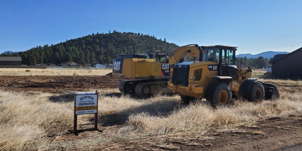 Custom Home Builder in Flagstaff site prep