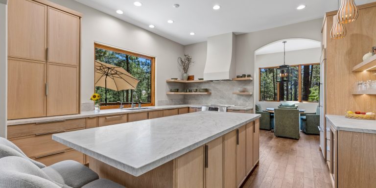Flagstaff Home Remodel with Full View of new Kitchen